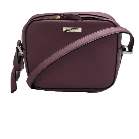 KATE SPADE Leather Mauve "Cammie" Crossbody - Picture 4 of 4